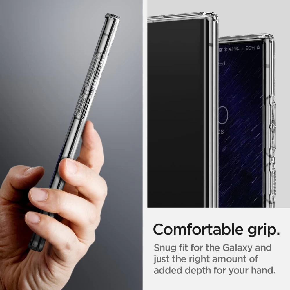 Samsung Galaxy S S22 Ultra telefona vāciņš caurspīdīgs SPIGEN Liquid Crystal 