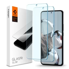 Xiaomi 12 Xiaomi 12T Pro telefona aizsargstikls SPIGEN GLAS.TR SLIM 2-PACK Xiaomi 12T Pro