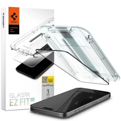 iPhone iPhone 15 Pro telefona aizsargstikls SPIGEN GLAS.TR ”EZ FIT” FC Apple iPhone 15 Pro